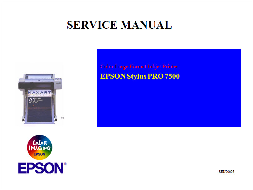 EPSON 7500 Service Manual-1
